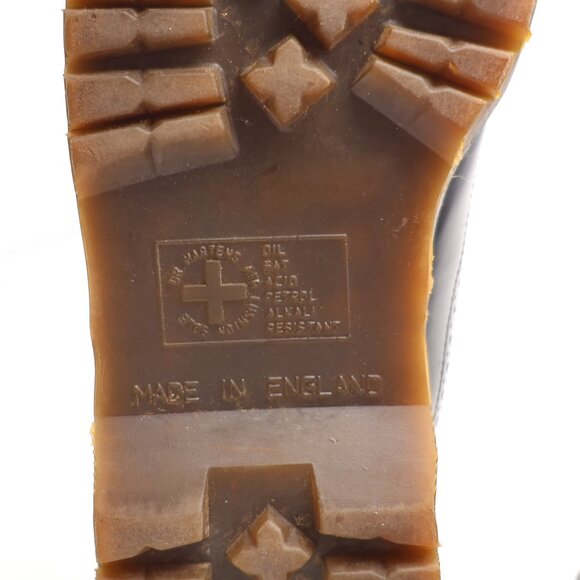 Doc Dr Marten Wingtip 3989 Men's UK 6 US 7 Bex Brogues Black & White England - Picture 10 of 16